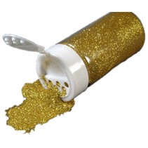 Glitter em um 14g Streudose, ouro