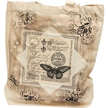 BASTELZUBEHÖR / CRAFT ACCESSORIES Linge de Stamp, blancs, A5, 10 feuilles