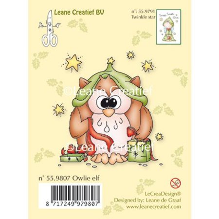 Leane Creatief - Lea'bilities Transparent Stempel, Eule