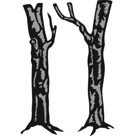 Marianne Design Taglio e goffratura stencil, alberi