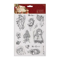 A5 precisión sello Conjunto, navidad del Victorian - Angel