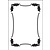 embossing Präge Folder Embossing Folder: Embossing Folder, jul dekorativ ramme (150x105mm)