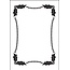 embossing Präge Folder Embossing Folder: Embossing Folder, jul dekorativ ramme (150x105mm)