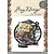 Amy Design Rubber stamp, Amy Design - Accrochez Stamp - Patinage garçon