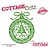 Cottage Cutz Cutting and embossing stencils, ornament, Christmas ball with Christmas tree