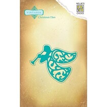 Cutting en embossing stencils, filigraan engel