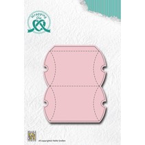 Punching and embossing template for the design of cute bay elks