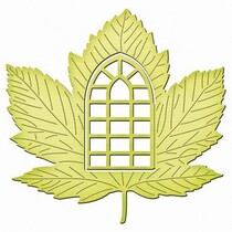 Skæring og prægning stencils, metal skabelon Inspire, Naturlig ramme