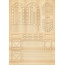 Embellishments / Verzierungen Feuilles pre decoupees Gartenzaeune, treillages, brun clair