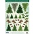 Embellishments / Verzierungen Die cut ark med grantræer fra 250 g karton, A4-format - Copy