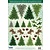Embellishments / Verzierungen Fogli singoli Die con abeti dalla scheda 250g magazzino, formato A4 - Copy