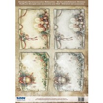 Die cut ark med pergament papir fra 250g kartong, A4