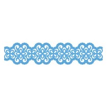 Skæring og prægning stencils, dekorative grænsen