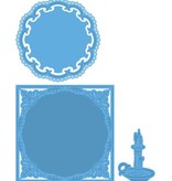 Marianne Design Cutting en embossing stencils, 2 en 1 beeld Kandelaar