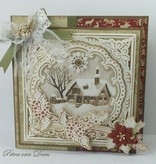 Marianne Design Stanz- und Prägeschablonen, 2 Rahmen und 1 Kerzenständer