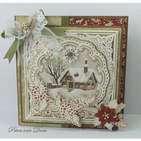 Marianne Design Stanz- und Prägeschablonen, 2 Rahmen und 1 Kerzenständer