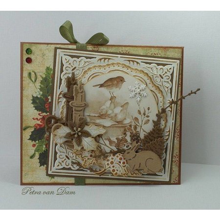 Marianne Design Cutting en embossing stencils, 2 en 1 beeld Kandelaar