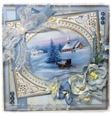 Marianne Design Stanz- und Prägeschablonen, 2 Rahmen und 1 Kerzenständer