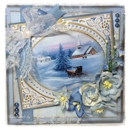 Marianne Design Stanz- und Prägeschablonen, 2 Rahmen und 1 Kerzenständer