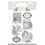 Amy Design sellos transparentes, Amy Diseño, motivos de navidad y ángel