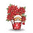 Wild Rose Studio`s A7, sellos transparentes, peluche de la Navidad