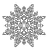 TONIC Tonic, puñetazos y relieve plantilla, copo de nieve
