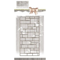 Estampación plantilla, de la pared, tamaño aprox 7.4 x 14.7 cm