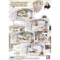 Kit completi per la 4 cartoline di Natale