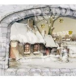 BASTELSETS / CRAFT KITS: Compleet Kits, voor 4 Kerstkaarten