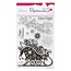 Stempel / Stamp: Transparent Transparent Stempel, Weihnachtsschlitten mit Geschenken