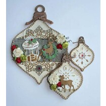 Palla di Natale in 3 diverse dimensioni