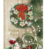 BASTELSETS / CRAFT KITS: Artisanat portefeuille pour la conception de 8 cartes de Noël