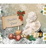 BASTELSETS / CRAFT KITS: Craft wallet for designing 8 Christmas cards