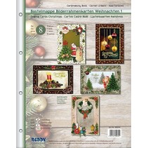 Craft carteira para a concepção de 8 Cartões de Natal Edele