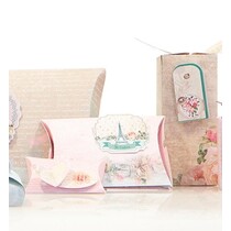 Bastelset for 14 pakker "Tres Chic" + Labels