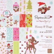 Designer paper 20.3 x 20.3 cm, Christmas motifs