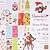 DESIGNER BLÖCKE  / DESIGNER PAPER Ontwerper papier 20,3 x 20,3 cm, kerst motieven