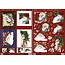 BILDER / PICTURES: Studio Light, Staf Wesenbeek, Willem Haenraets Tarjetas de Navidad Set: hojas cortadas Die 3D, Santas, incluyendo 4 tarjetas dobles