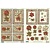 BASTELSETS / CRAFT KITS: Cartoline di Natale Set: fogli Die 3D taglio, stella di Natale, tra cui 4 carte doppie