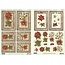 BASTELSETS / CRAFT KITS: Cartoline di Natale Set: fogli Die 3D taglio, stella di Natale, tra cui 4 carte doppie