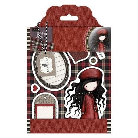 Gorjuss / Santoro Rubber stamp, Gorjuss, Santoro Tweed - The Winter's Night