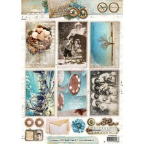 Die cut sheets, Winter Memories
