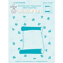 Embossing Folder "Roll pergament," Leane Creatief