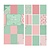 Joy!Crafts und JM Creation Designer papir Block 15 x 30 cm, "Floral (grønn)"