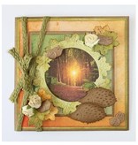 Marianne Design Stamping and Embossing stencil: Autumn leaf
