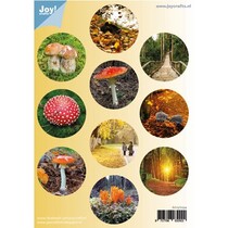 A4 Gestantzte sheet: Høst