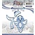 Yvonne Creations Cutting and embossing stencils, cute bird with scarf and hat, ready for winter!