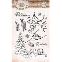 Transparent stamps, Sweet Winter season