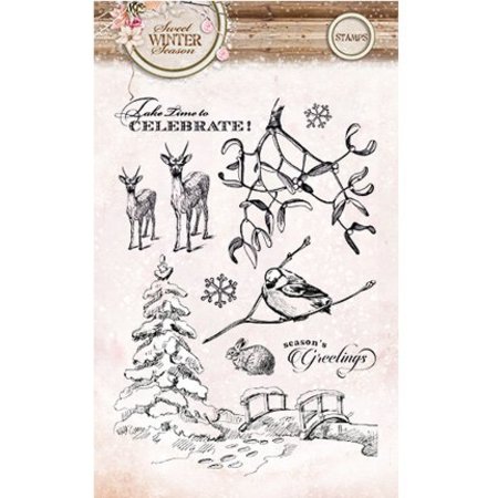 Stempel / Stamp: Transparent Transparent stamps, Sweet Winter season