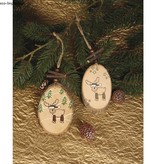 Stempel / Stamp: Holz / Wood Mini wood stamp Funny Elche